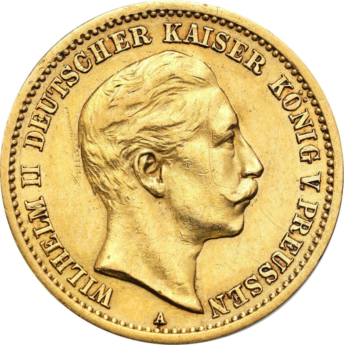 Niemcy Prusy. Wilhelm II. 10 Marek 1909 A, Berlin