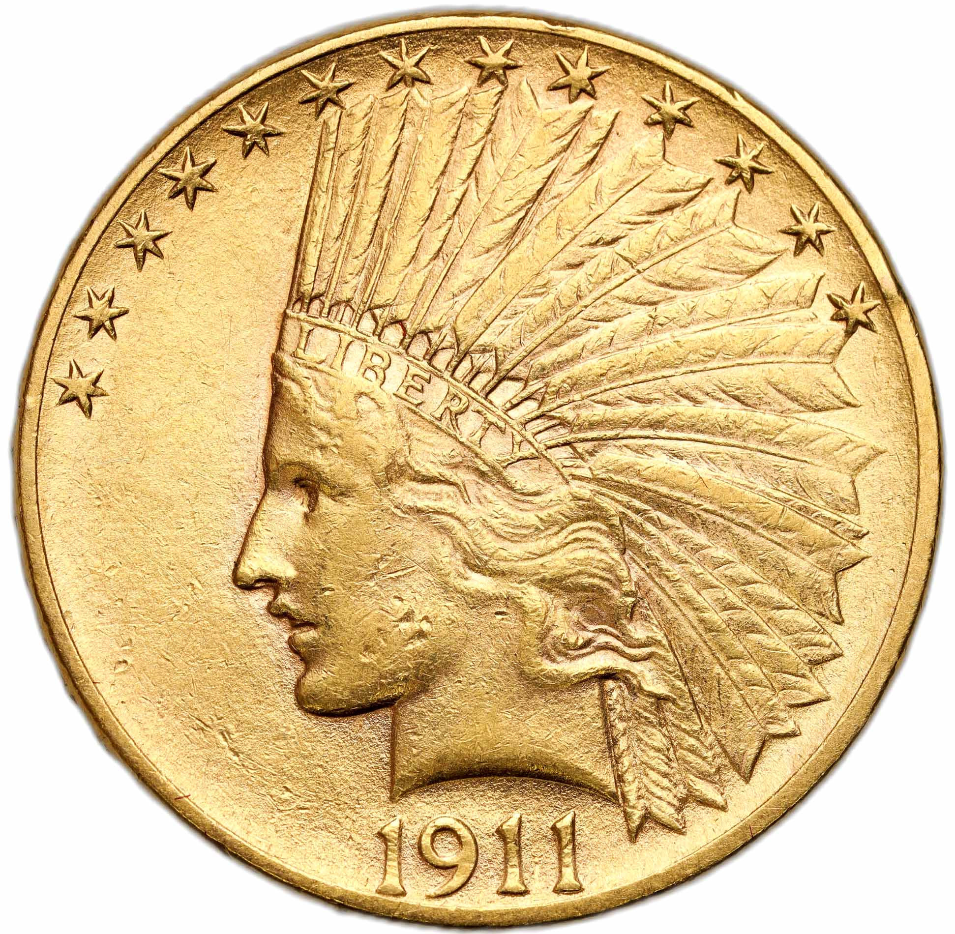 USA. 10 dolarów Indianin 1911 Filadelfia