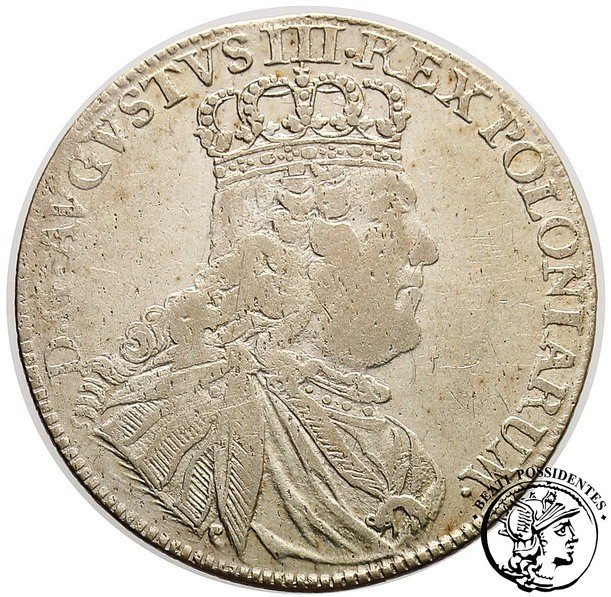 Polska August III Sas tymf koronny 1753 st. 3/3-