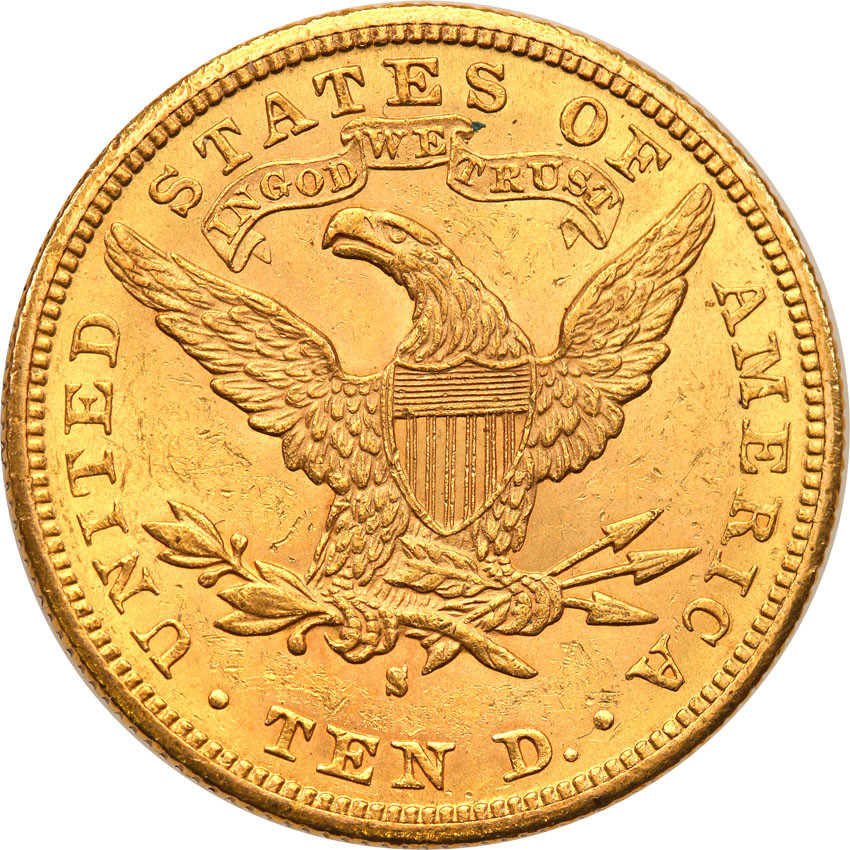 USA 10 dolarów 1881 S San Francisco st.1/1-