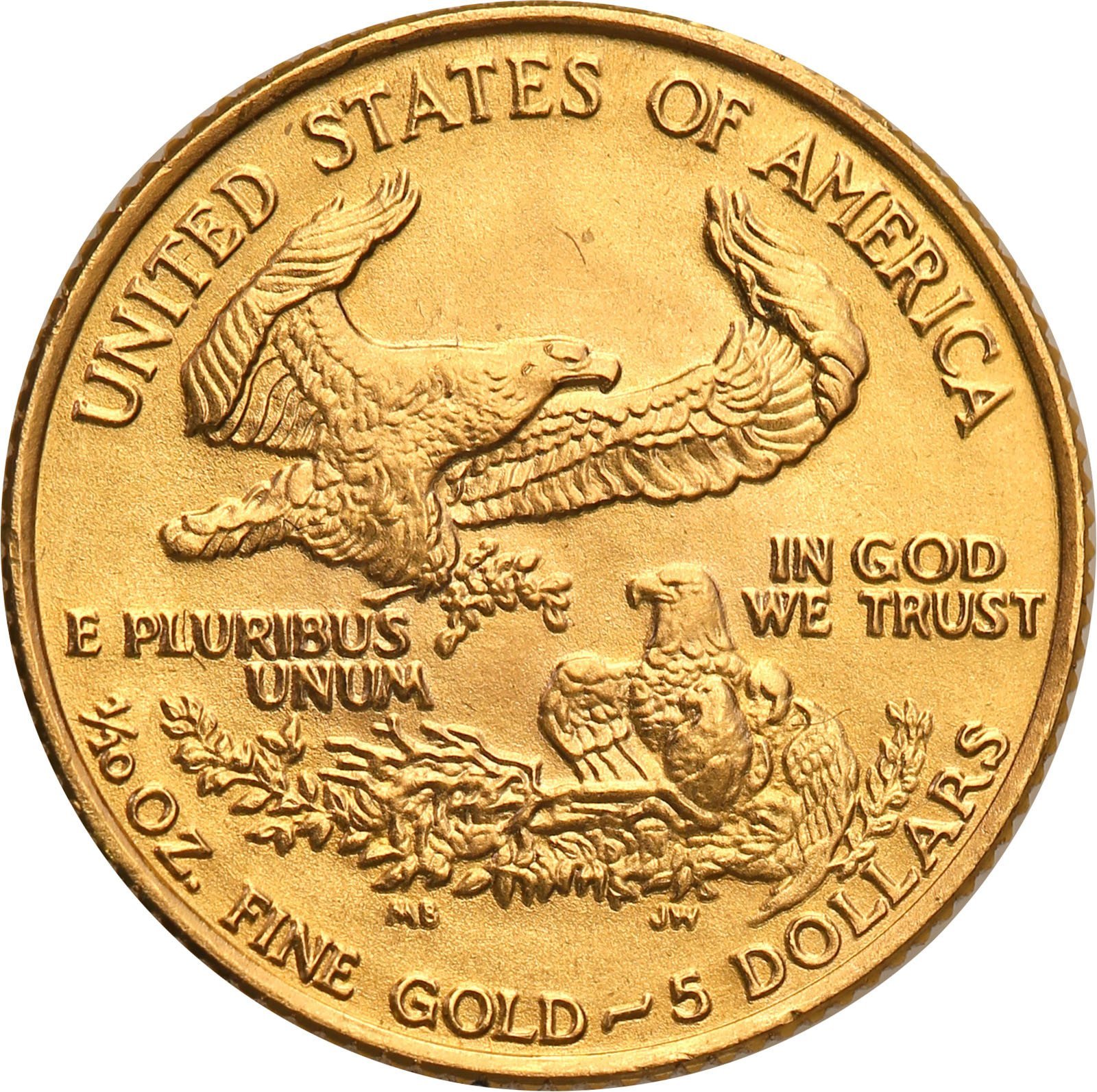 USA 5 dolarów 1986 (1/10 uncji złota) st.1