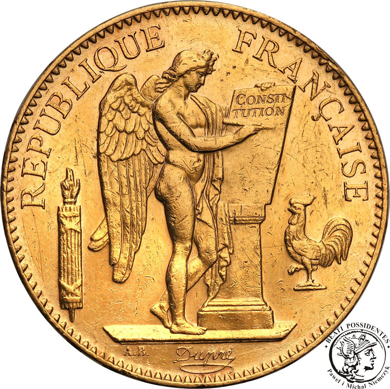 Francja 100 franków 1901 A Anioł st.2