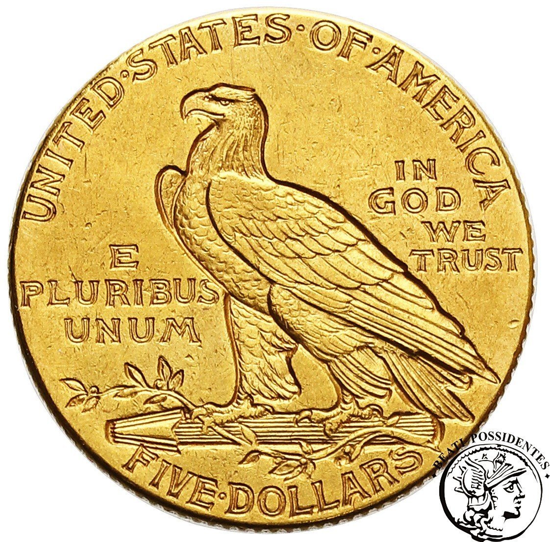 USA 5 dolarów 1913 Filadelfia Indianin st.3+/2-