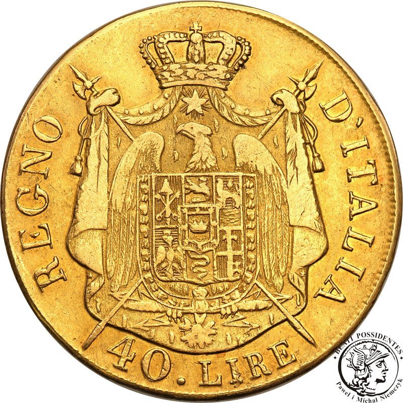 Włochy 40 lirów 1808 Napoleon I st.3