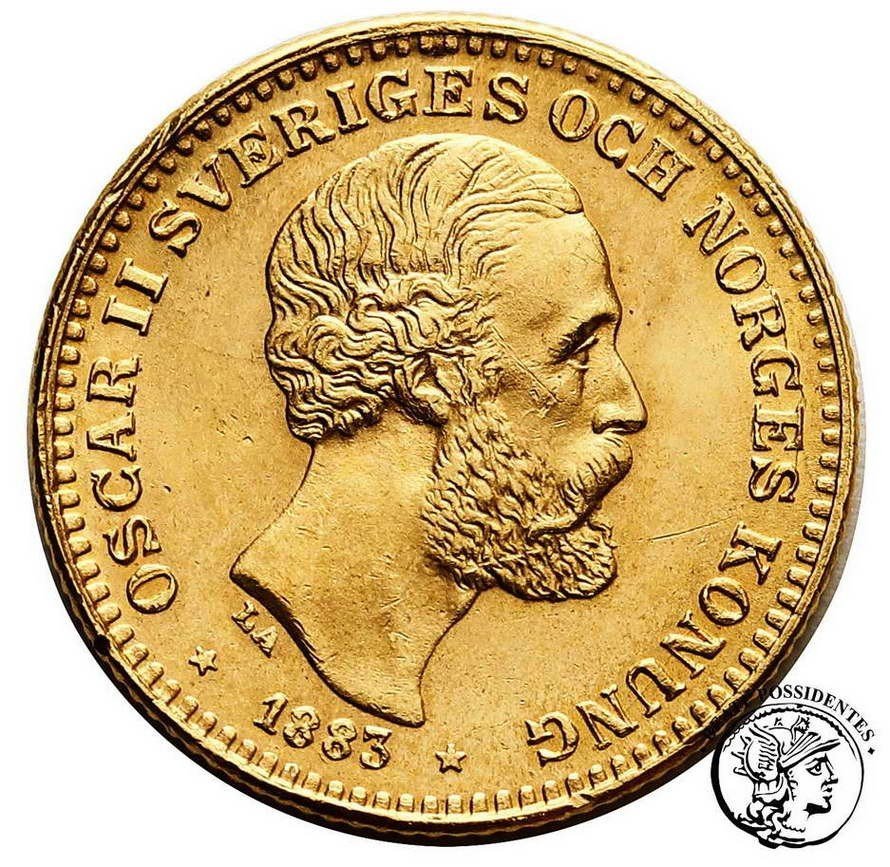 Szwecja Oskar II 10 koron 1883 st. 1-