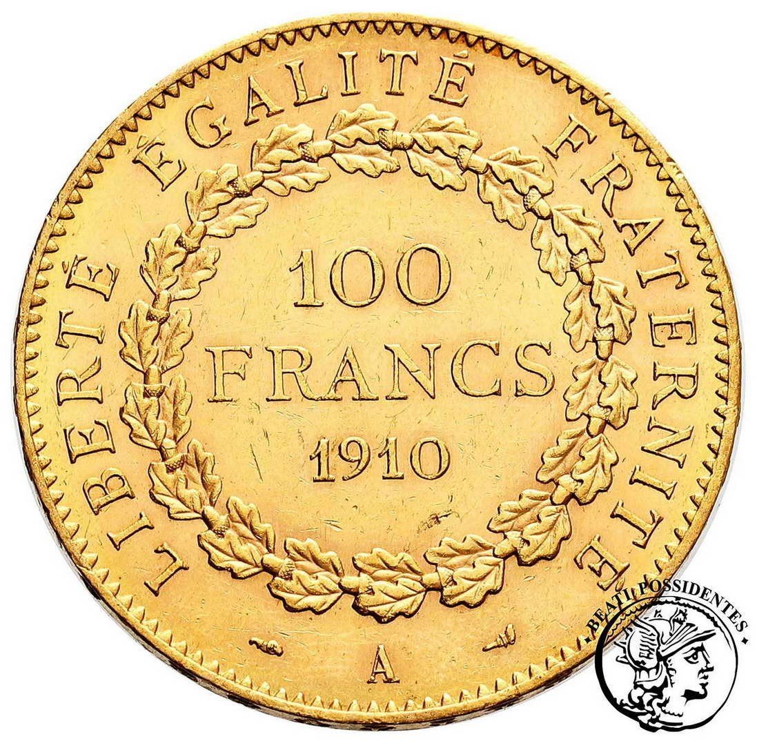 Francja 100 Franków III Republika 1910 Paryż st.2-