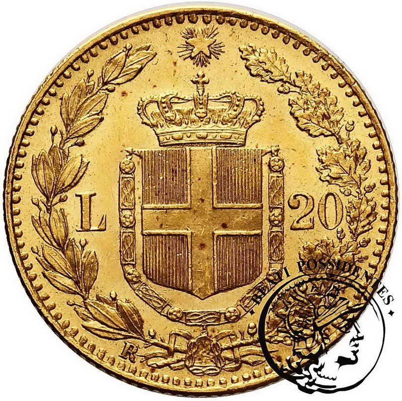 Italia Umberto I 20 lirów 1881 st. 1-