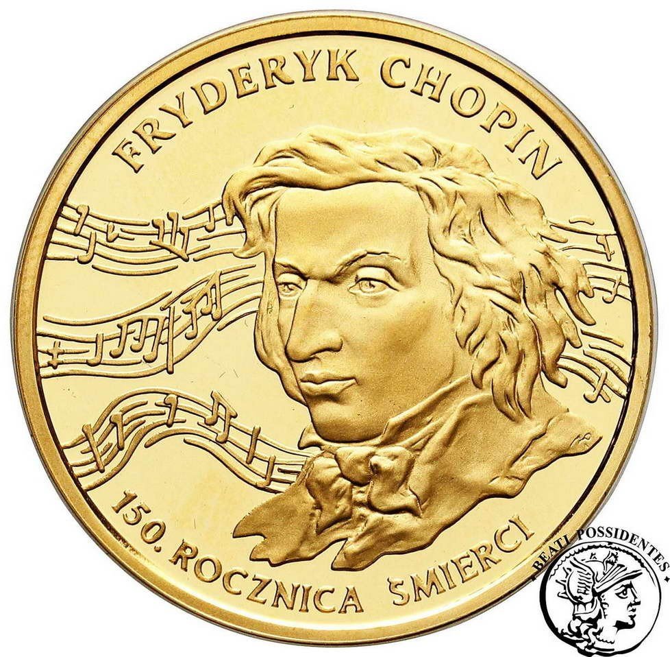 Polska III RP 200 złotych 1999 Fryderyk Chopin Rocznica Śmierci st.L