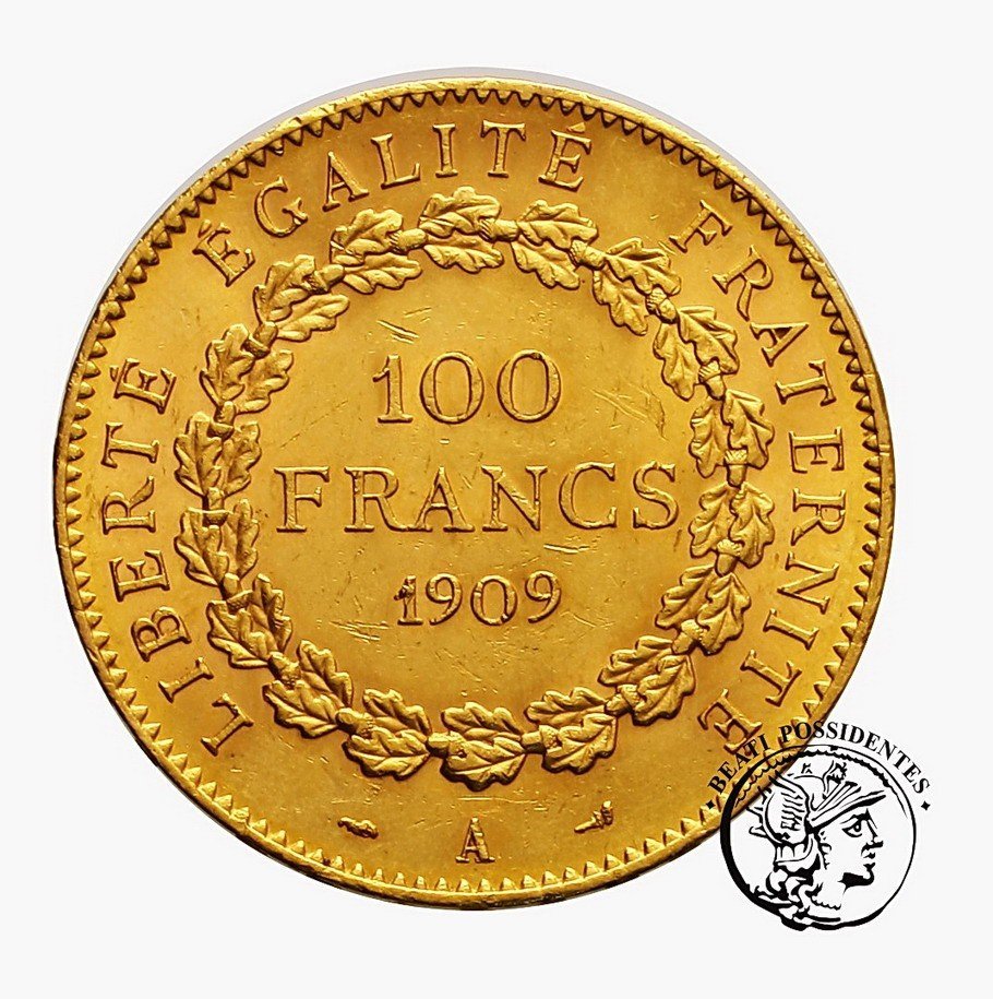 Francja Republika 100 Franków 1909 A Paryż st. 2