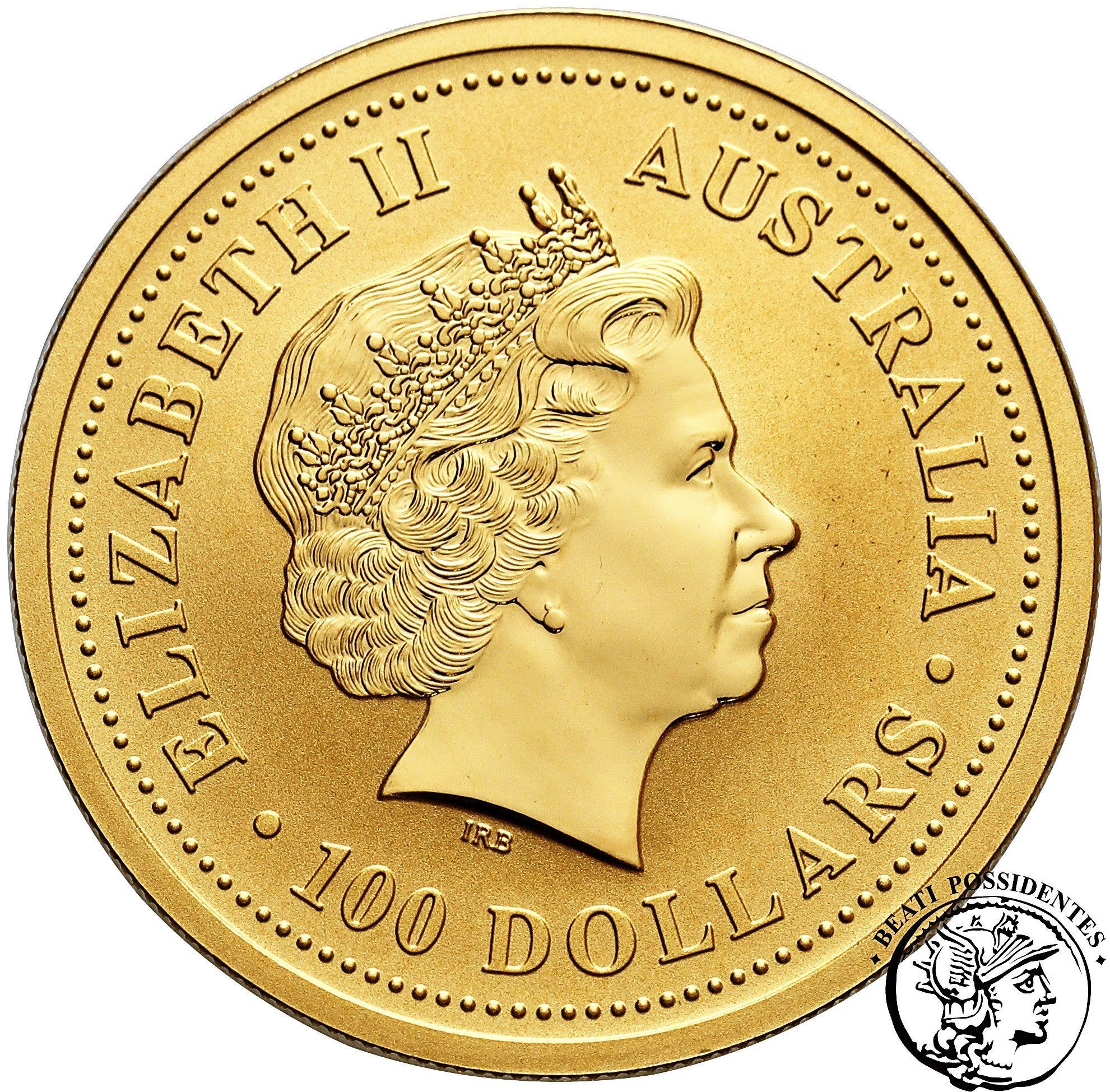 Australia Elżbieta II 100 dolarów 2006 1 Oz Kangur st. L