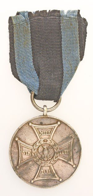 Medal &quot;Zasłużonym na Polu Chwały&quot; z zaświadczeniem tymczasowym