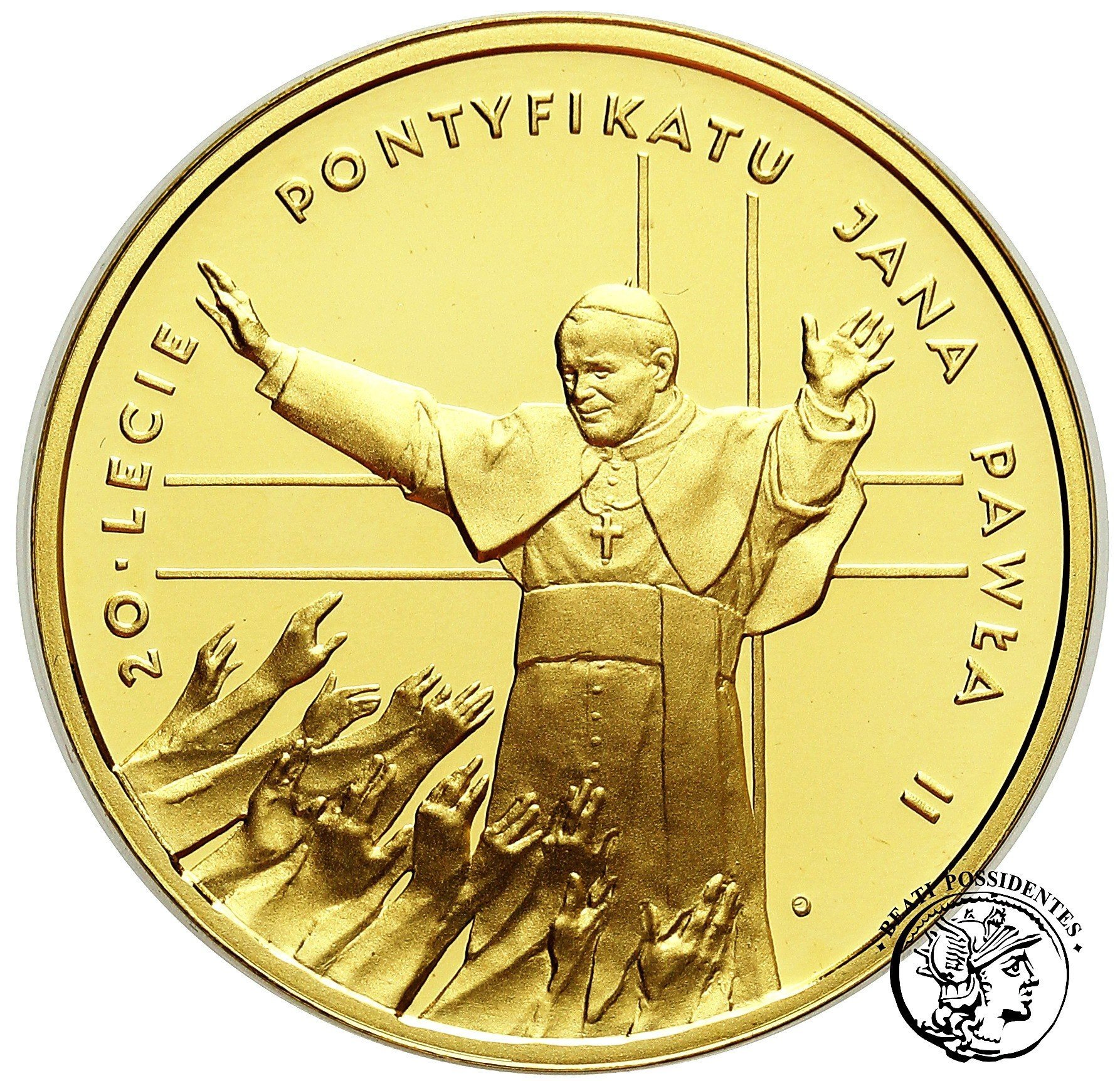 Polska III RP 200 zł 20-lecie Pontyfiaktu Jan Paweł II 1998 st. L