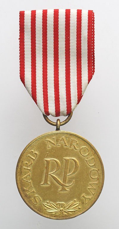 Medal &quot;ZA SZCZEGÓLNE ZASŁUGI DLA SKARBU NARODOWEGO R.P.&quot;, 1 klasa