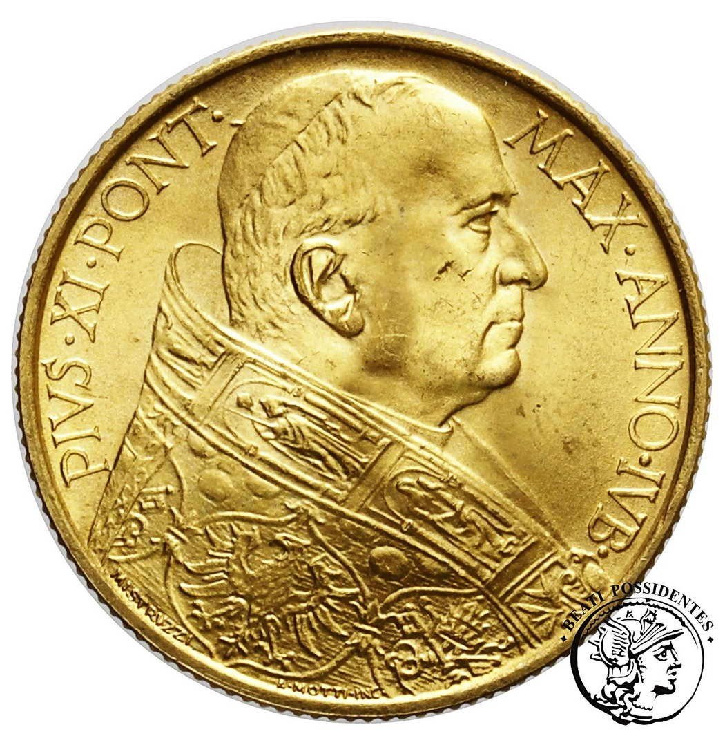 Watykan 100 Lire 1933/34 Pius XI st.1