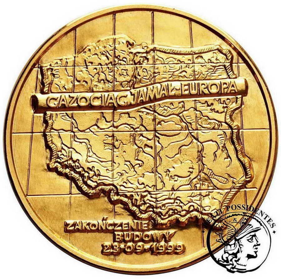 Polska medal 1999 złoto Au .999 st. 1