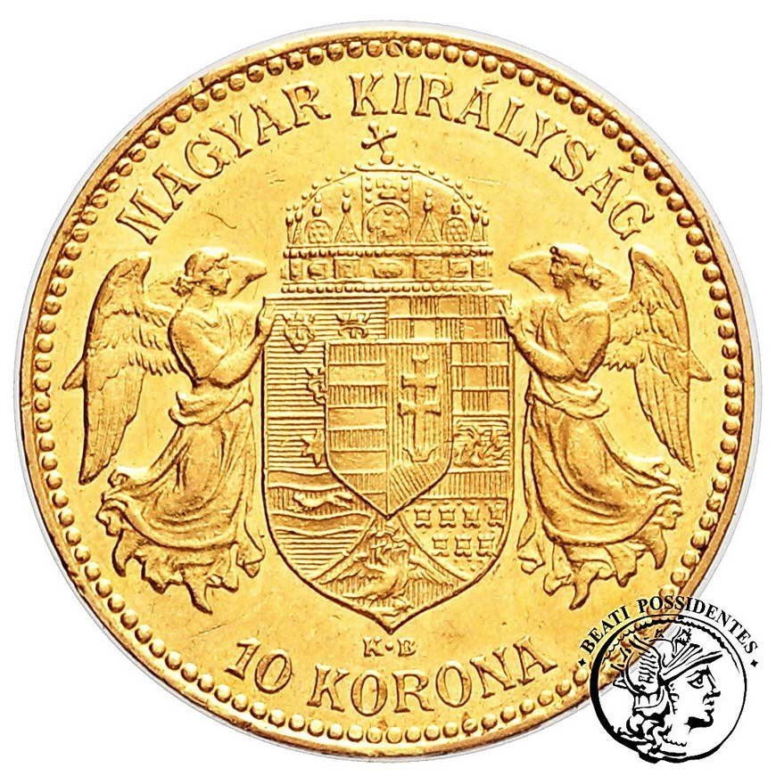 Węgry 10 Koron 1911 Franciszek Józef I st.3+/2-