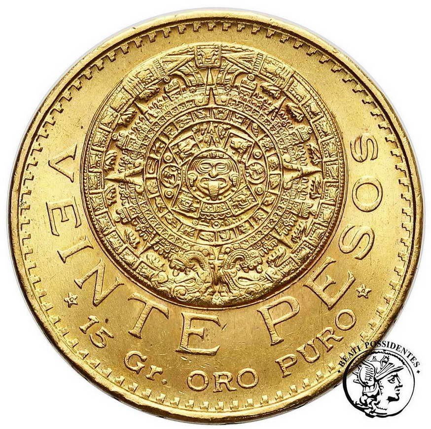 Meksyk 20 Pesos 1959 nowe bicie st.2+/1-