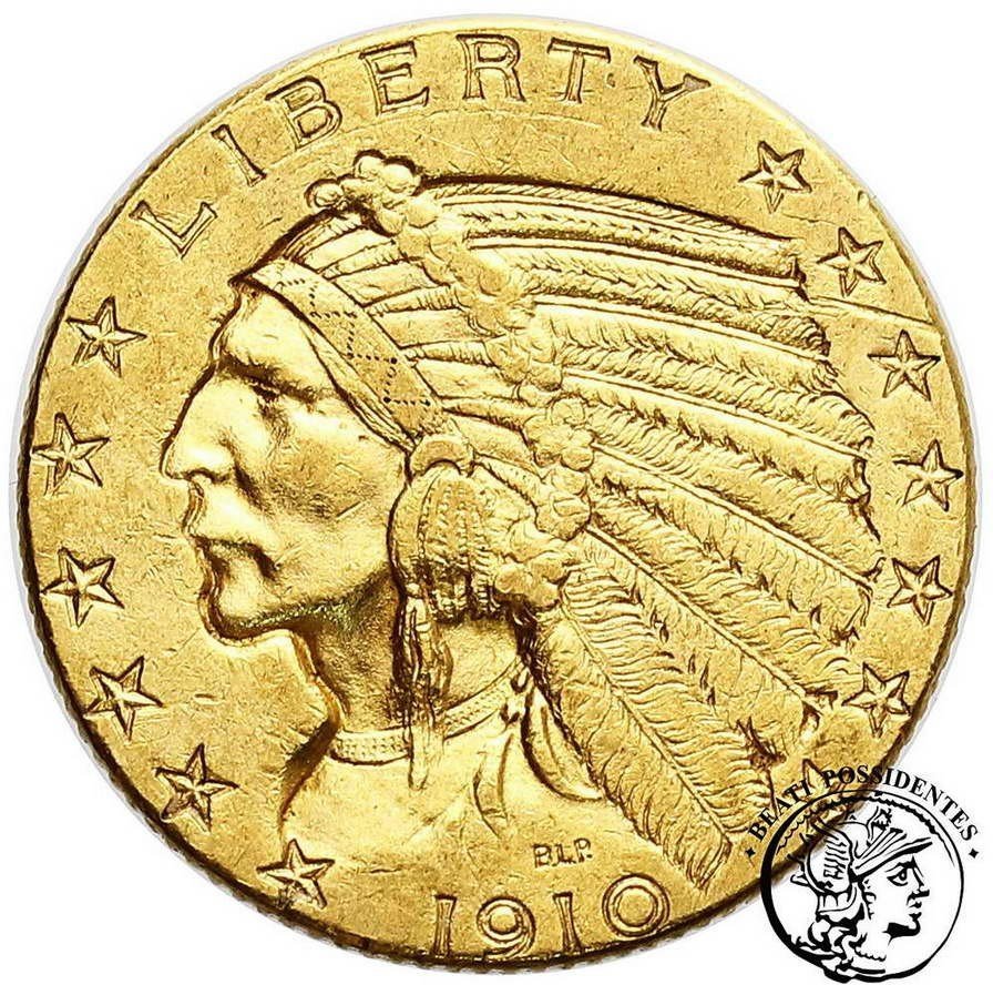 USA 5 $ 1910 Philadelphia Indianin st.3+