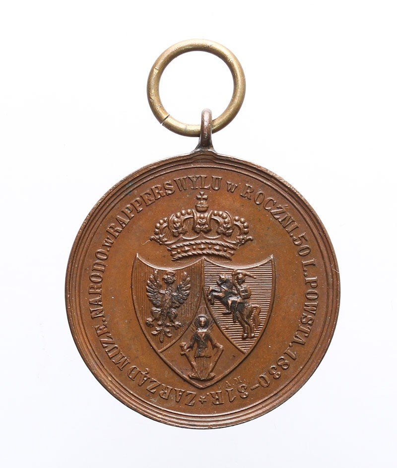 Medal z wizerunkiem Gwiazdy Wytrwałości wybity w Rapperswilu