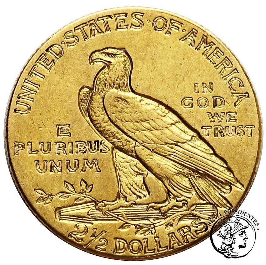 USA 2,5 $ Dolara 1908 Filadelfia st.3