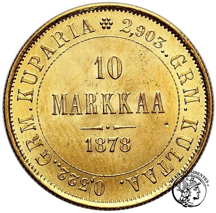 Finlandia Aleksander III 10 marek 1878 S st. 1