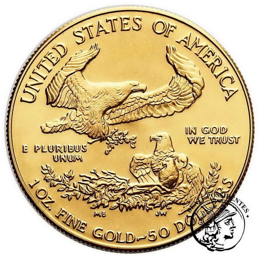 USA 50 dolarów 1986 Liberty (1 Oz Au) st. 1