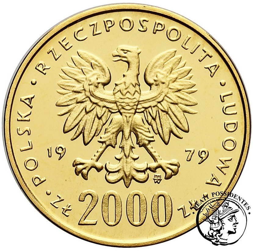 Polska PRL 2000 zł 1979 Kopernik st. L