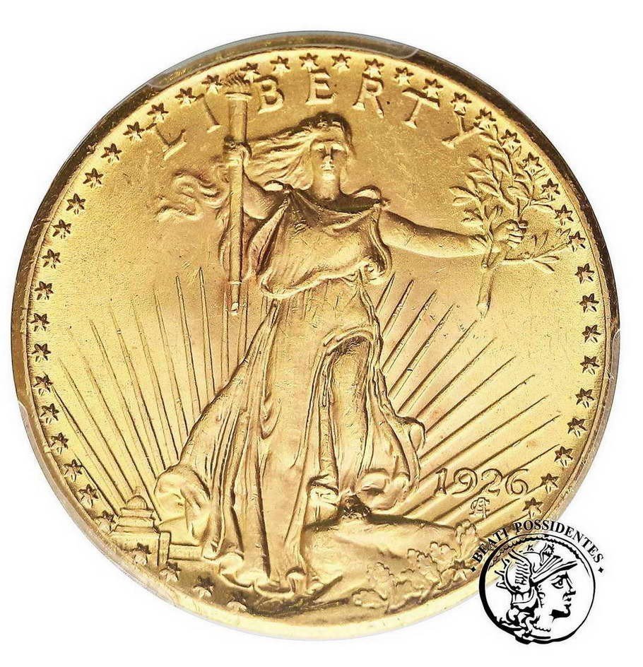USA 20 Dolarów 1926 Philadelphia PCGS MS 64