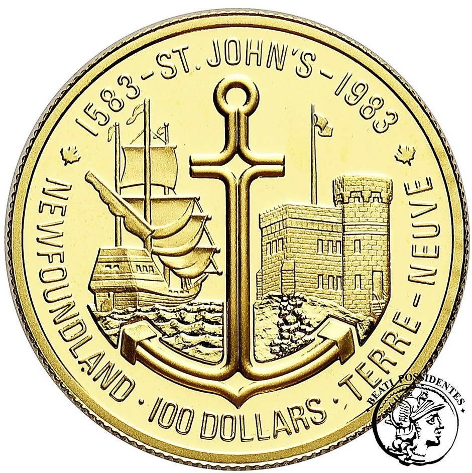 Kanada Elżbieta II 100 Dolarów 1983 st.L
