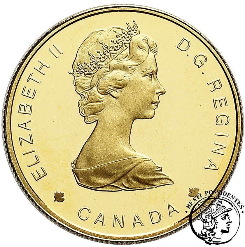 Kanada 100 Dolarów 1988 wieloryby st.L