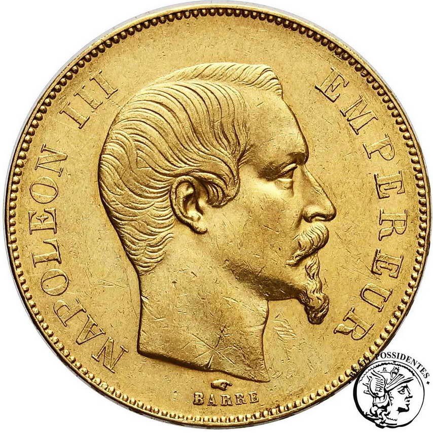 Francja 50 Franków 1857 Napoleon III st. 2-