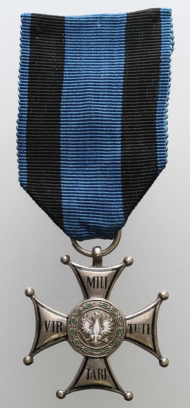 Krzyż Virtuti Militari 5 klasy, srebro. J. Knedler