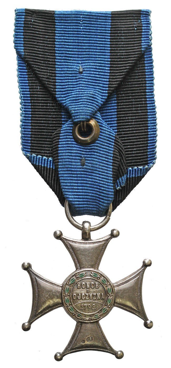 Krzyż Virtuti Militari 5 klasy, srebro. J. Knedler