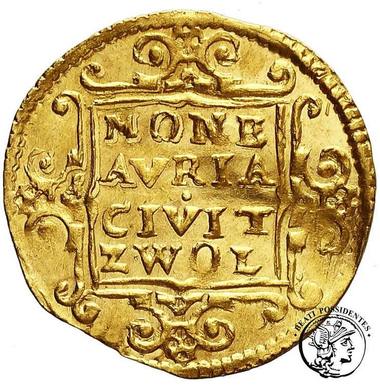 Niderlandy Zwolle Dukat 1649 st. 1-