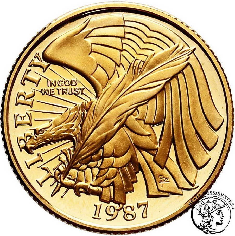USA 5 dolarów 1987 200 lat konstytucji st. L-/L
