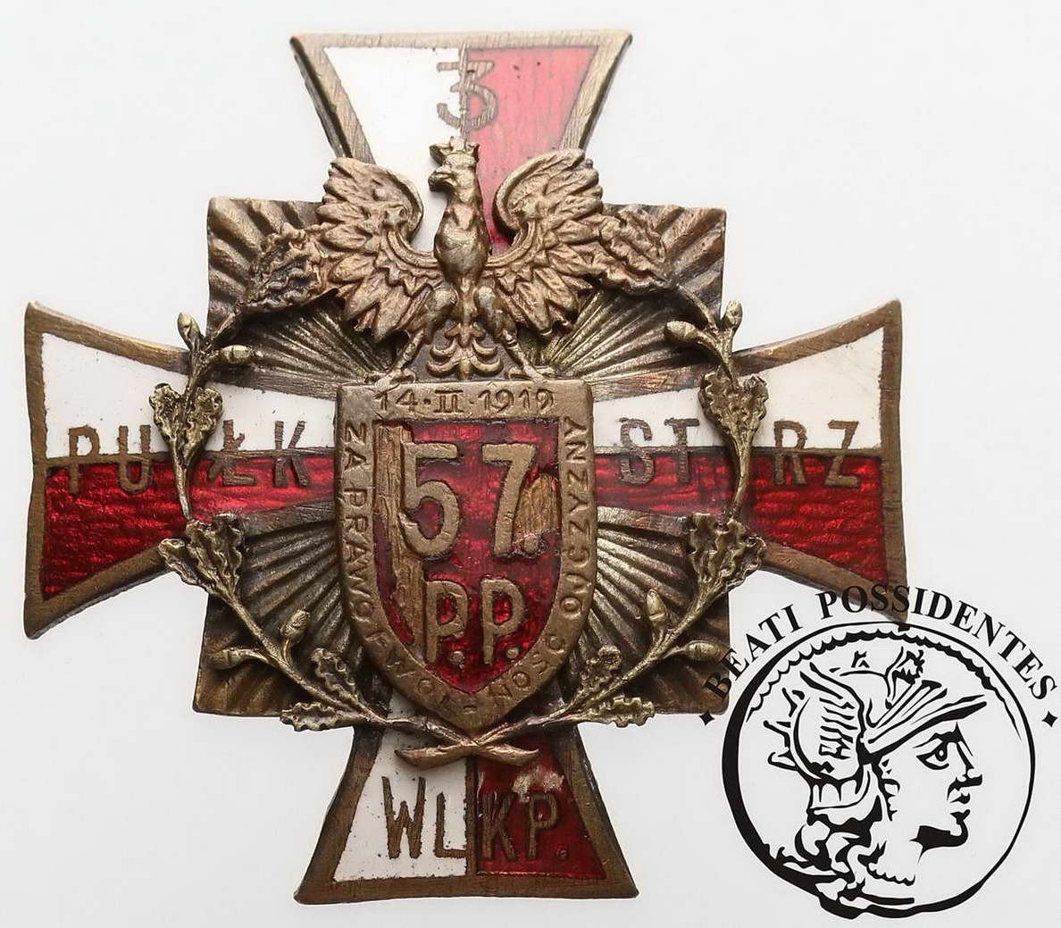 Odznaka 57 Pułk Piechoty