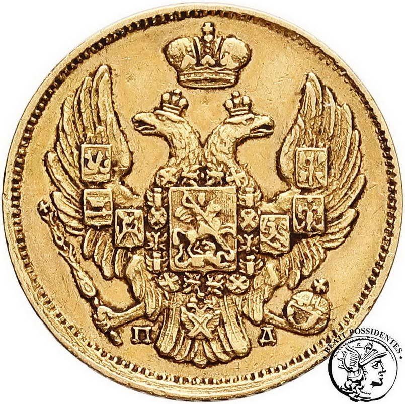 Polska XIX wiek 3 Ruble = 20 złotych 1836 SPB st.3