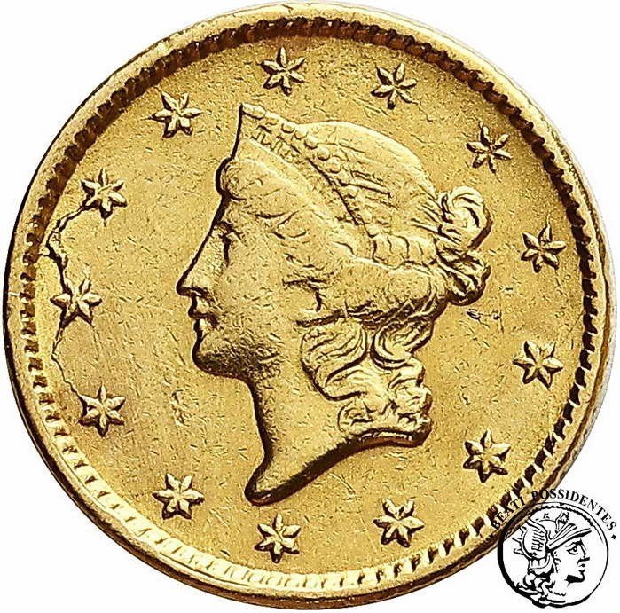 USA 1 Dolar 1851 Filadelfia st. 3
