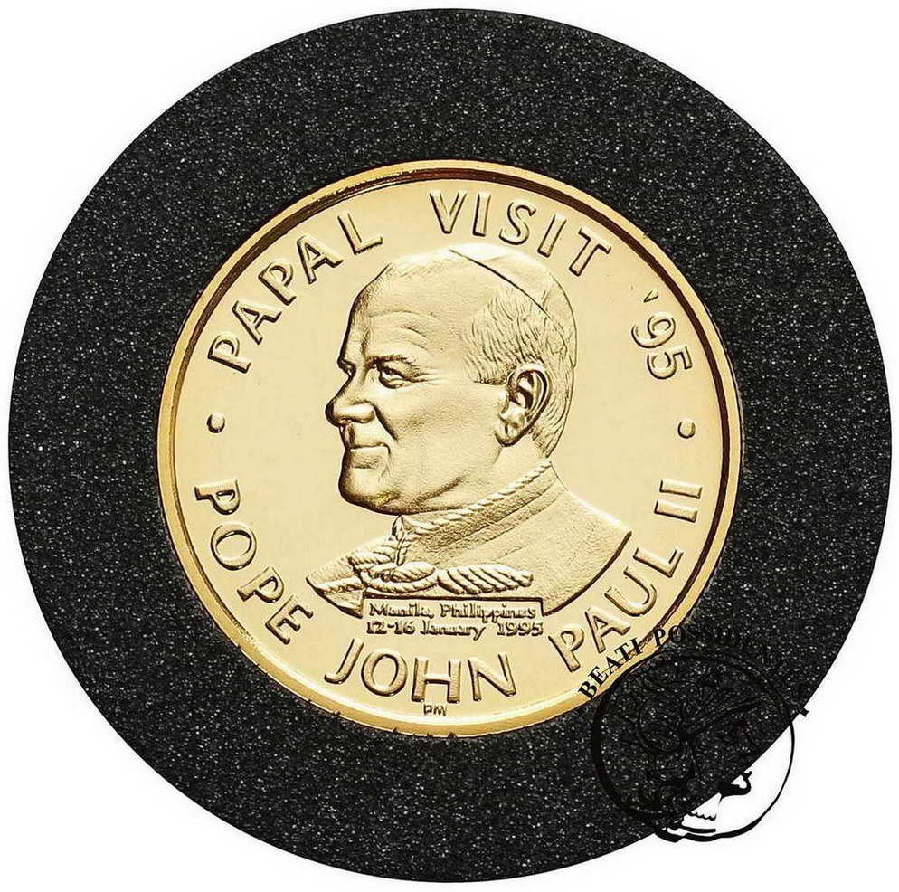 Filipiny Jan Paweł II 2500 Piso st. L stempel lustrzany