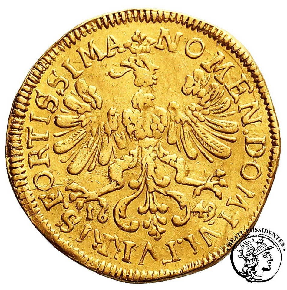 Niemcy dukat 1649 Frankfurt st.3+