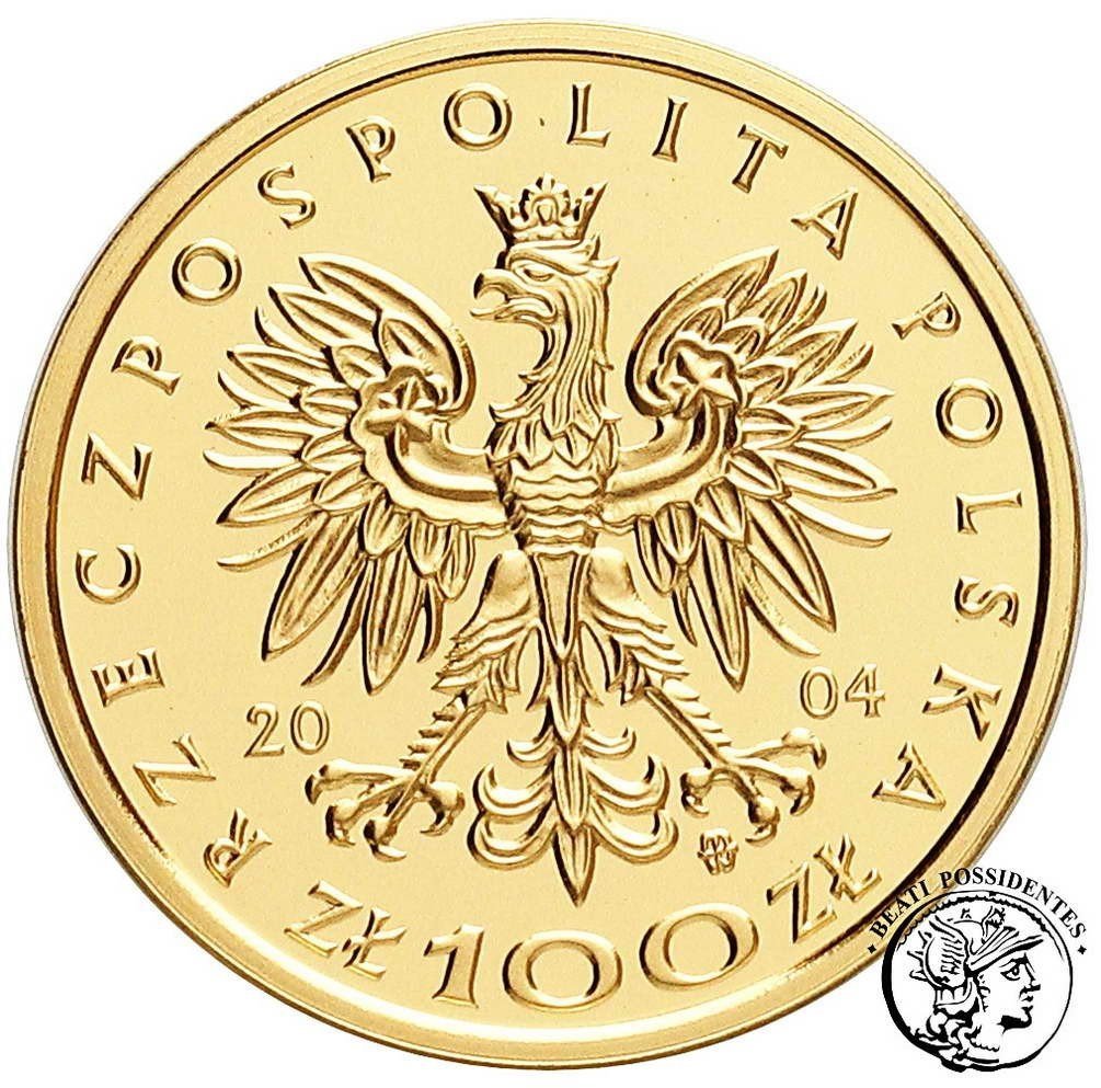 Polska III RP 100 złotych 2004 Zygmunt I Stary st.L