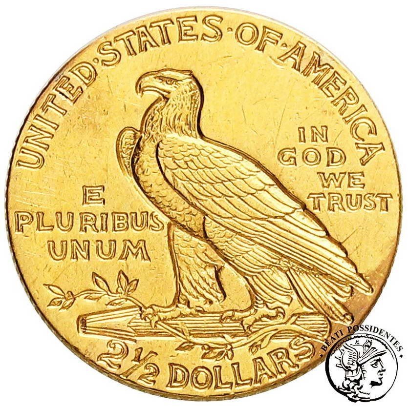 USA 2,5 dolara 1910 Indianin Filadelfia st.3
