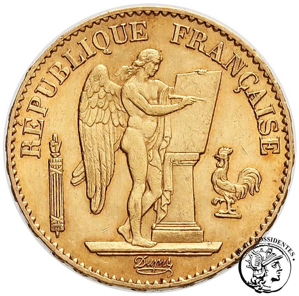 Francja III Republika 20 franków 1876 A-Paryż st. 2