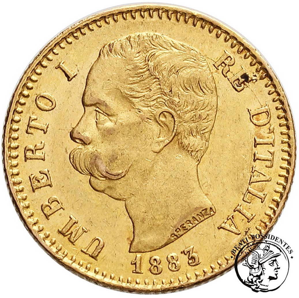 Włochy Umberto I 20 Lirów 1883 R st. 2-