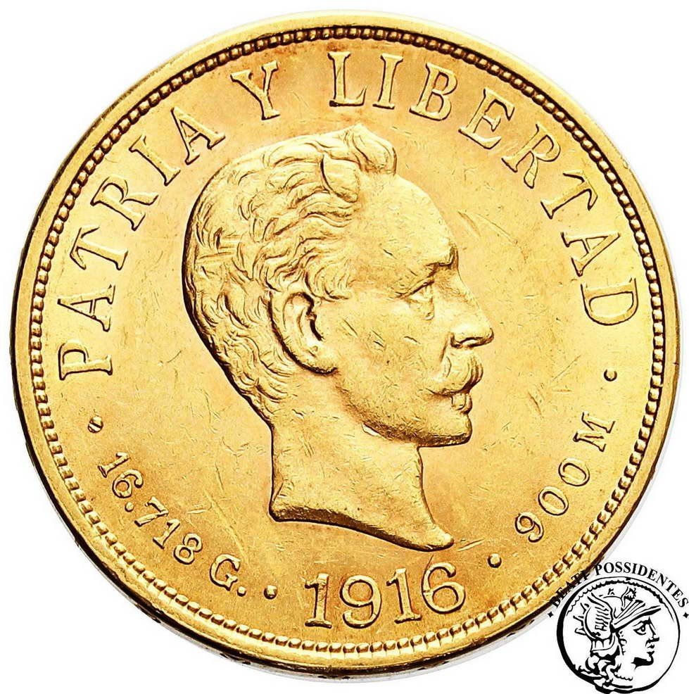 Kuba 10 Pesos 1916 Filadelfia st.2