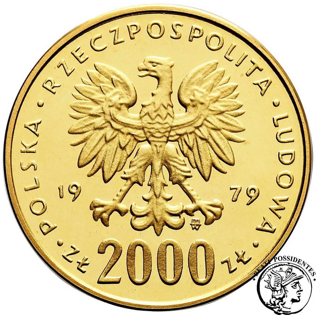 Polska PRL 2000 złotych 1979 Mikołaj Kopernik st.L