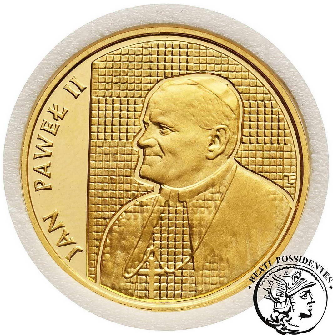 Polska 5000 złotych 1989 Papież Jan Paweł II kratka st.L/L-