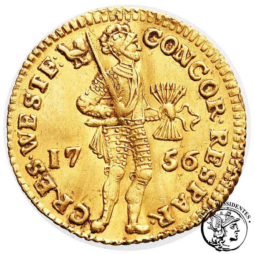 Niderlandy Westfriesland dukat 1756 st.2