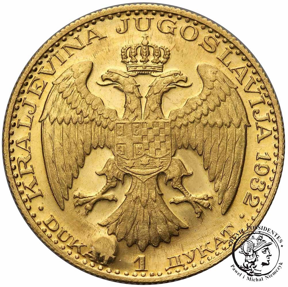 Jugosławia dukat 1932 Kłos (Serbia) st.1