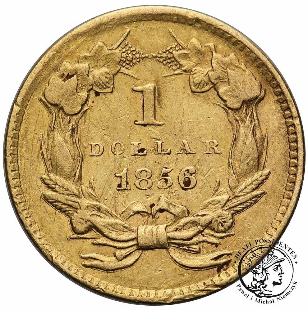 USA 1 dolar 1856 (typ 3) st.3+